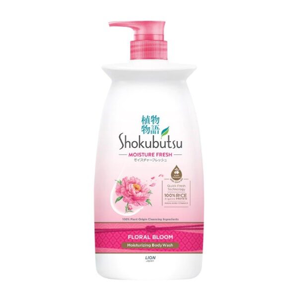 SHOKUBUTSU BODY WASH MOISTURE FRESH FLORAL BLOOM 900G