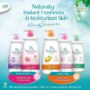 SHOKUBUTSU BODY WASH MOISTURE FRESH IRIS BLISS 900G