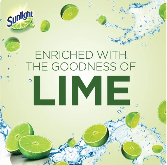 SUNLIGHT DISHWASH LIQUID LIME 800ML