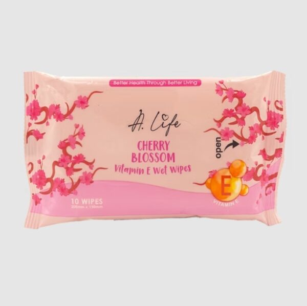 A.LIFE VITAMIN E WET WIPES (10 SHEETS X 3 PACKS)