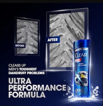 CLEAR MEN DEEP CLEANSE ANTI-DANDRUFF SHAMPOO (315ML)