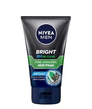 NIVEA FOR MEN WHITE OIL CLEAR MUD FOAM 100G