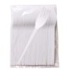 Disposable White Plastic Fork 6.5 INCH