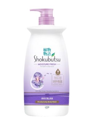 SHOKUBUTSU BODY WASH MOISTURE FRESH IRIS BLISS 900G