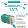 CUTIE COMPACT 3 PLY TOILET ROLLS (300 SHEETS x 10 ROLLS)