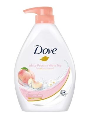 DOVE BODY WASH WHITE PEACH & WHITE TEA 1L