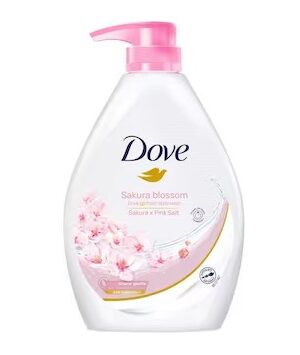 DOVE BODY WASH SAKURA BLOSSOM 1L