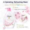 DOVE BODY WASH SAKURA BLOSSOM 1L