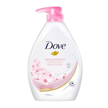 DOVE BODY WASH SAKURA BLOSSOM 1L