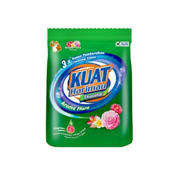 KUAT HARIMAU PEWANGI DETERGENT POWDER AROMA FLORA 2.3KG