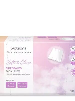 SOFT & CLEAN FACIAL PUFFS (SIDE SEALED) [100 PIECES]