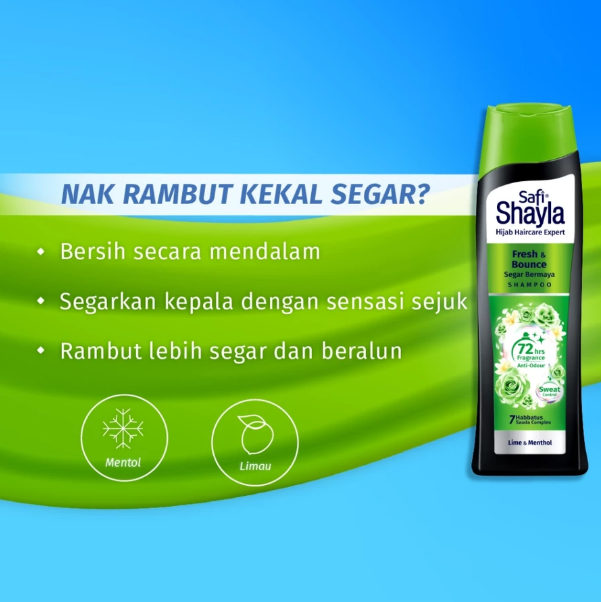 SAFI SHAYLA FRESH & BOUNCE SHAMPOO 320ML