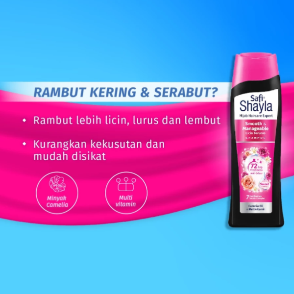 SAFI SHAYLA SMOOTH & MANAGEABLE SHAMPOO 320ML