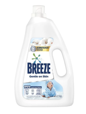 BREEZE LIQUID DETERGENT GENTLE ON SKIN 3.6KG