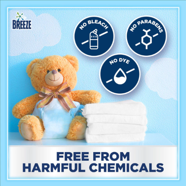 BREEZE LIQUID DETERGENT GENTLE ON SKIN 3.6KG