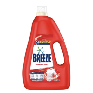 BREEZE DETERGENT LIQUID POWER CLEAN 3.6KG